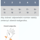 Specyfikacja techniczna - Funkcjonalny stabilizator nadgarstka z taśmą dociągową i szyną ORLIMAN TGO350